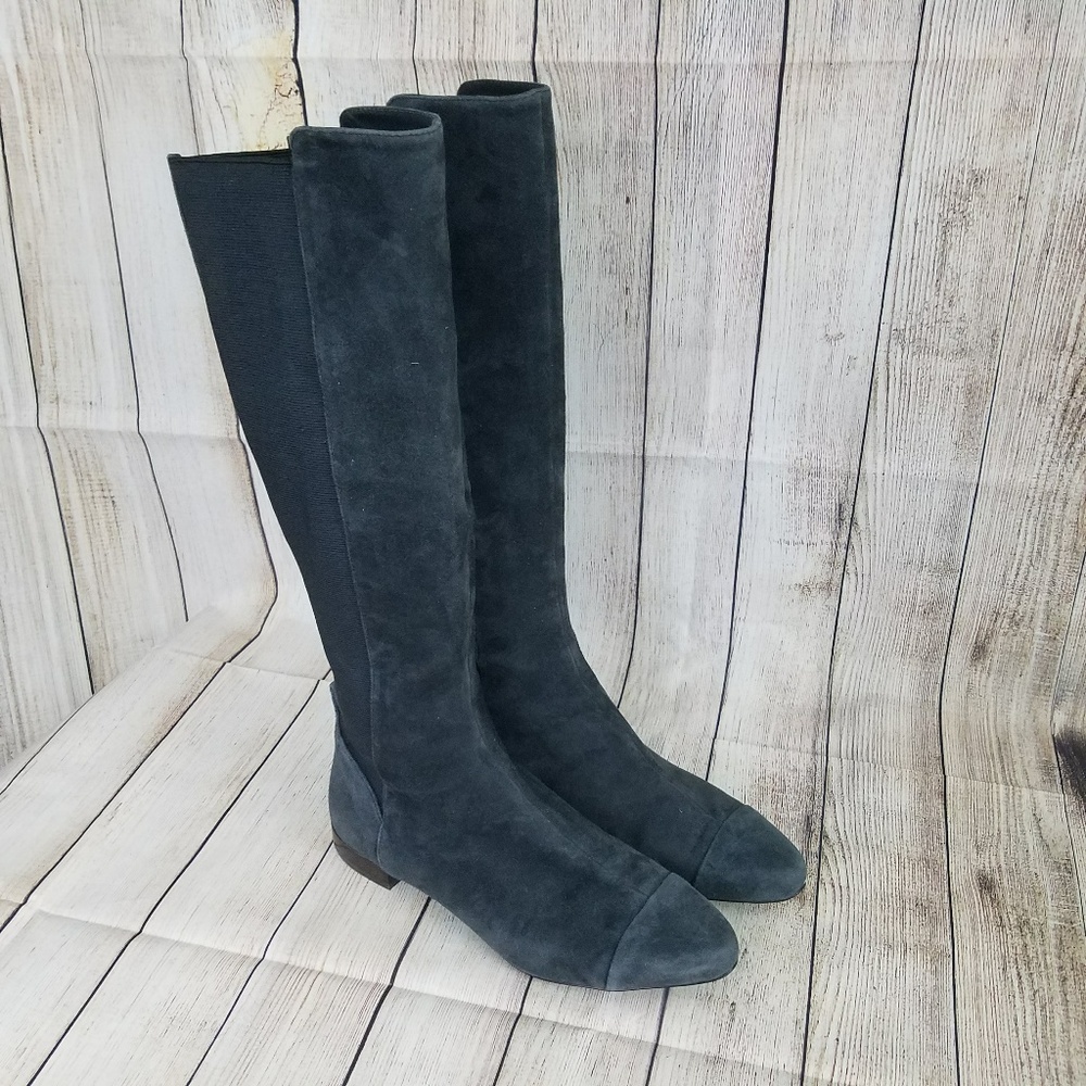 TORY BURCH Suede Orsay Boots Size 9M